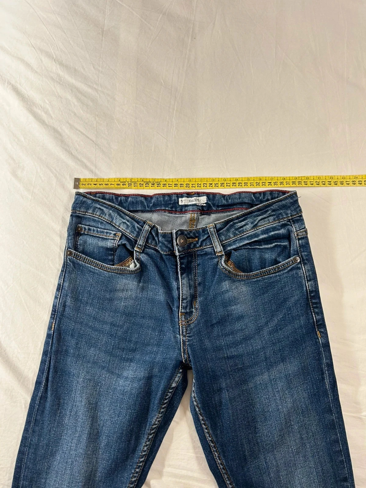 Marineblauwe slim-fit spijkerbroek Kiabi – photo 5